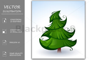 Artistic Green Christmas Tree
