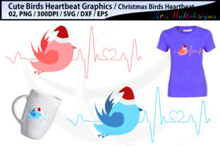 Bird Heartbeat Christmas Illustrations