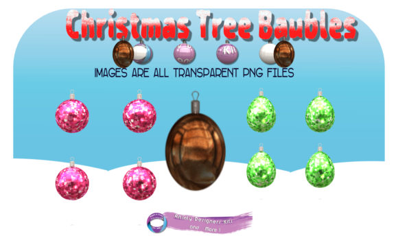 Christmas Baubles Bonuses Illustrations