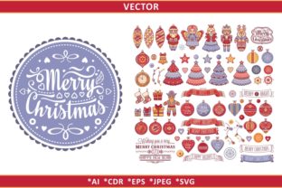 Christmas Clipart and Seamless Pattern