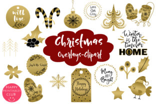 Christmas Clipart Overlays Graphics