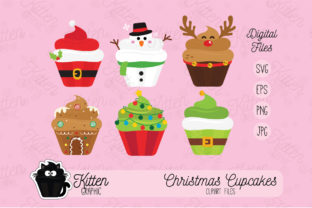 Christmas Cupcakes Set