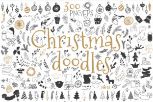 Christmas Doodle Icon and Design Element
