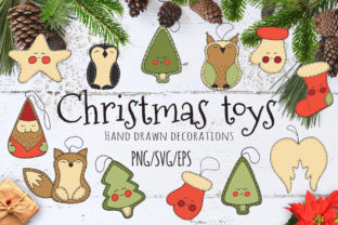 Christmas Toys Illustrations for Seasonal Content