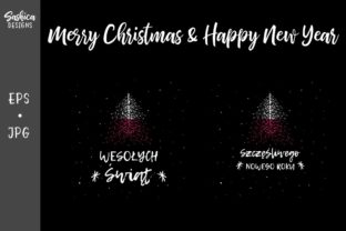 Christmas Tree with Polish Flag Illustrations