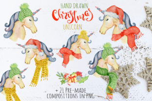Christmas Unicorn Watercolor Creator