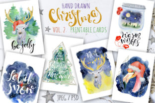 Christmas Watercolor Cards Vol.2