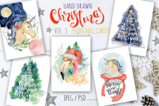 Christmas Watercolor Cards Vol.3