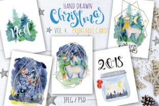Christmas Watercolor Cards Vol.4