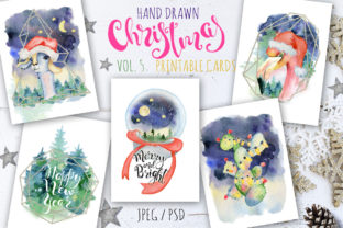 Christmas Watercolor Cards Vol.5: A Visual Boost for Content Publishers