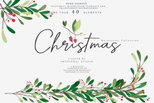 Christmas Watercolor Collection Illustrations