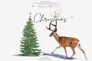 Christmas Watercolor Tree Cards 04