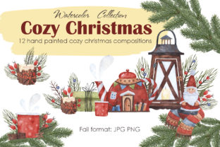 Cozy Christmas Compositions Illustrations