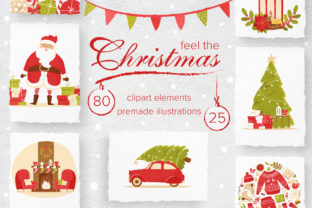 Feel the Christmas Holiday Clipart