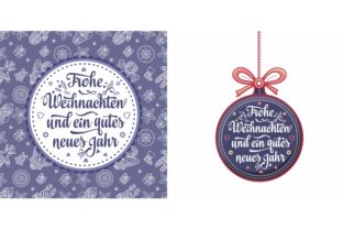 Frohe Weihnachten Illustrations for Seasonal Content