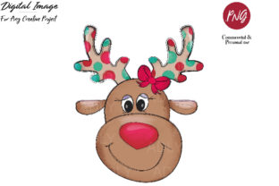 Reindeerclip Art Christmas Sublimation Illustrations