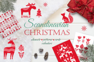 Scandinavian Christmas Pack Illustrations