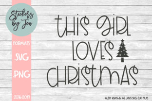 This Girl Loves Christmas Illustrations